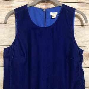 J. Crew Tops - J Crew Royal Blue Velvet Top J. Crew Tops - J Crew Royal Blue Velvet Top